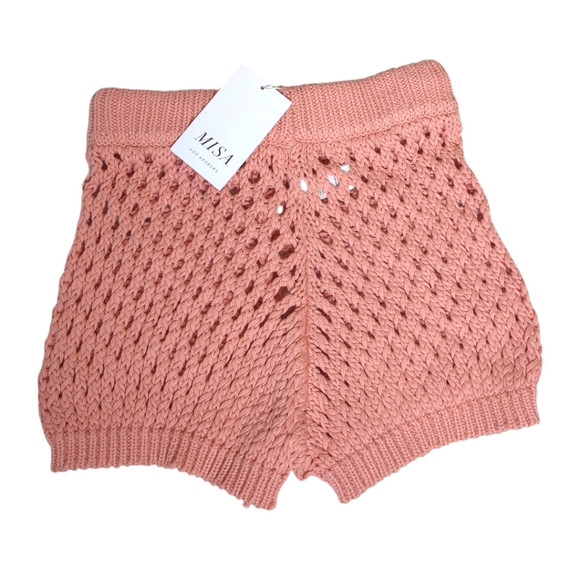 Misa Los Angeles Los Angeles NWT Crochet Daisy Shorts Women's Size XS - Picture 9 of 9